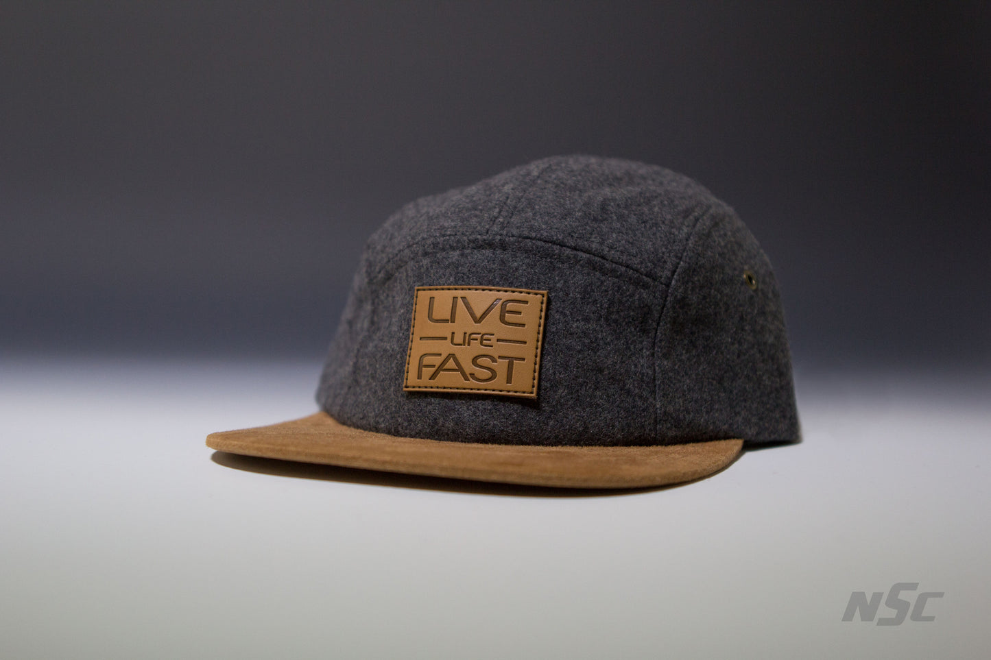 Wool 5 Panel - Heather Grey